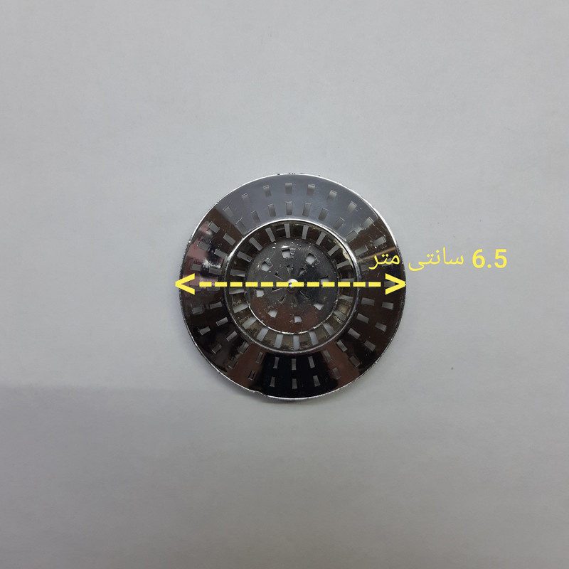 صافی سینک مدل  گرد طرح کروم