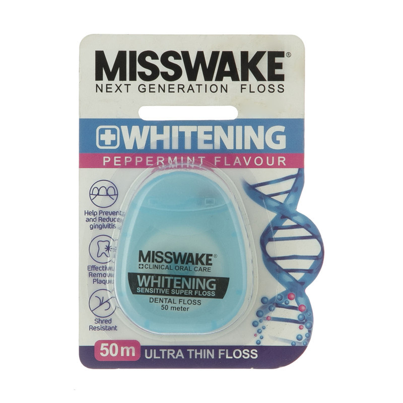 نخ دندان میسویک مدل whitening به همراه نخ دندان میسویک مدل Pro-Sense