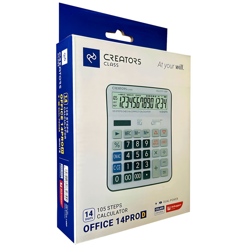ماشین حساب رومیزی کریتورز کلاس مدل CD-2777-14RP