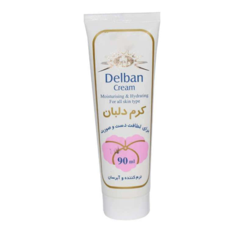 کرم آبرسان دلبان مدل 001 حجم 90 میلی لیتر مجموعه 2 عددی