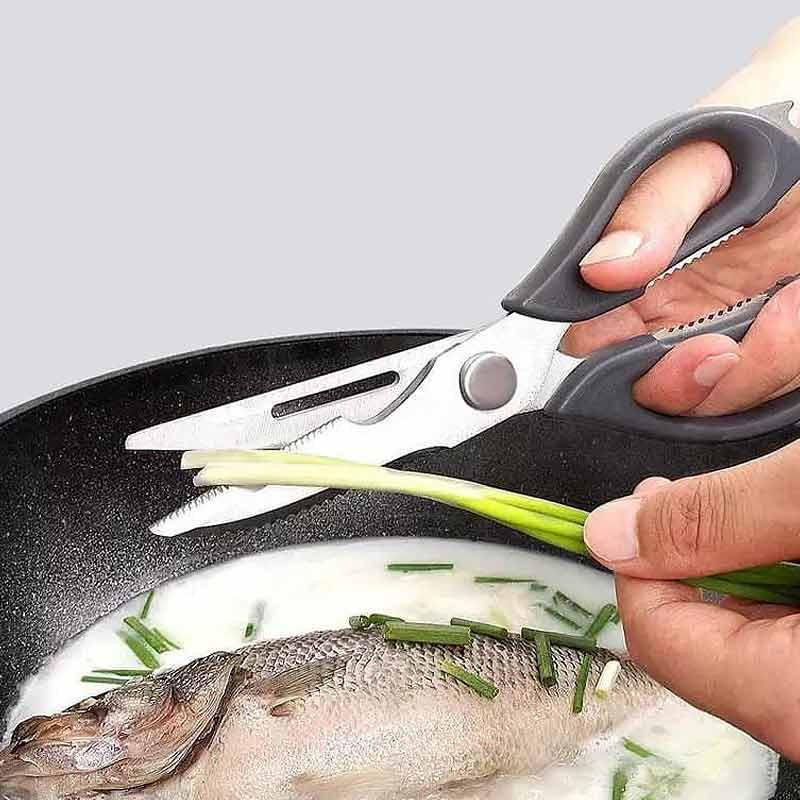 قیچی آشپزخانه چندمنظوره هوهاو مدل YP-SKU3035784
