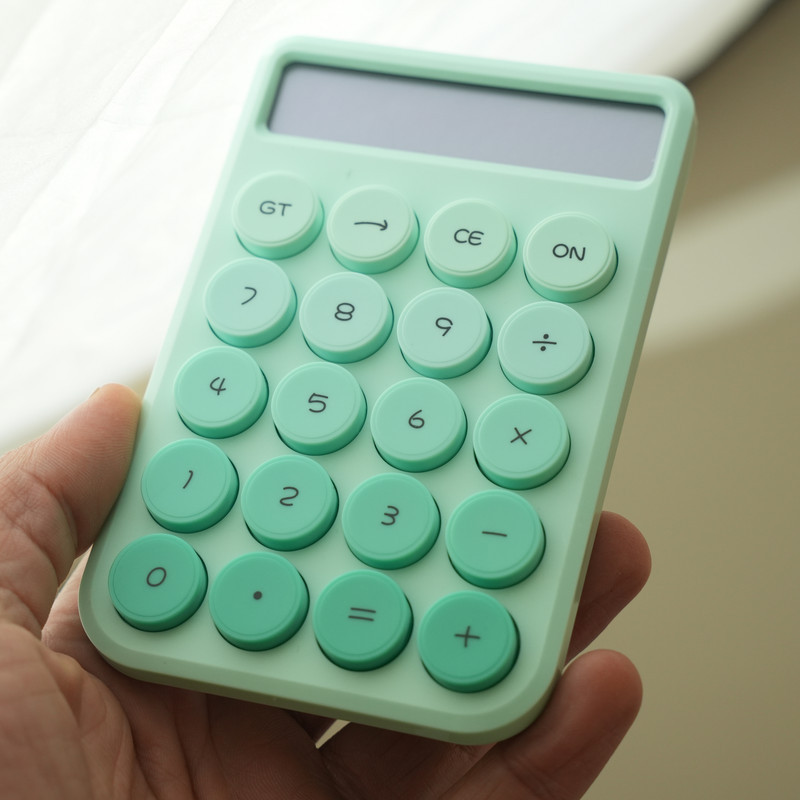 ماشین حساب رومیزی مدل پاستلی کد OS-9166