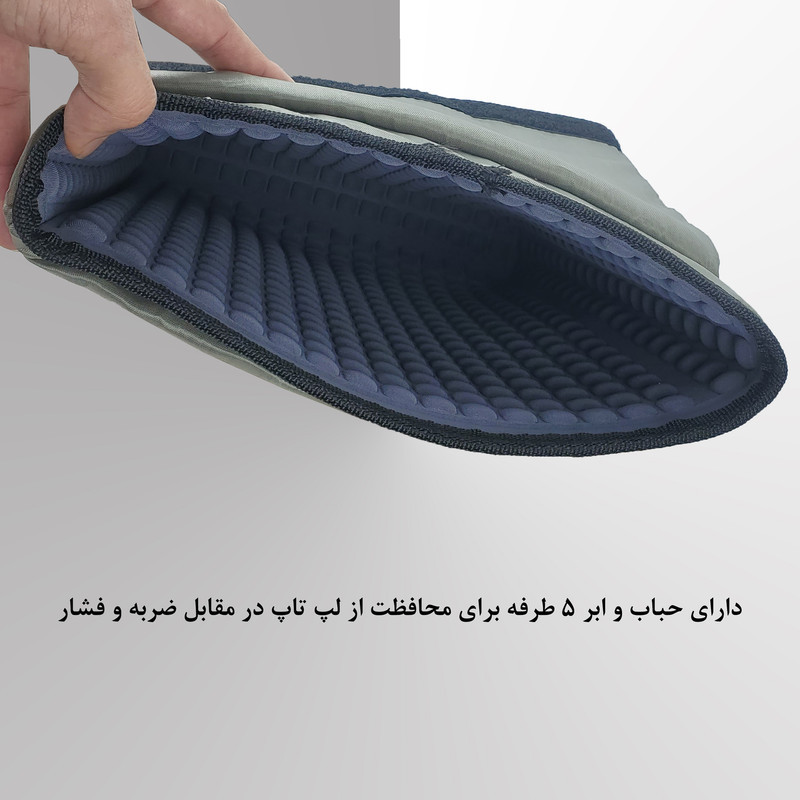 کوله پشتی لپ تاپ برساد مدل Bb 102 plus مناسب برای لپ تاپ 15 تا 17 اینچی