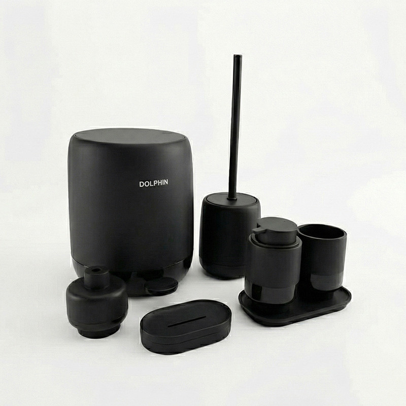 ست سرویس بهداشتی 7 تکه دلفین مدل Nl-755-bl
