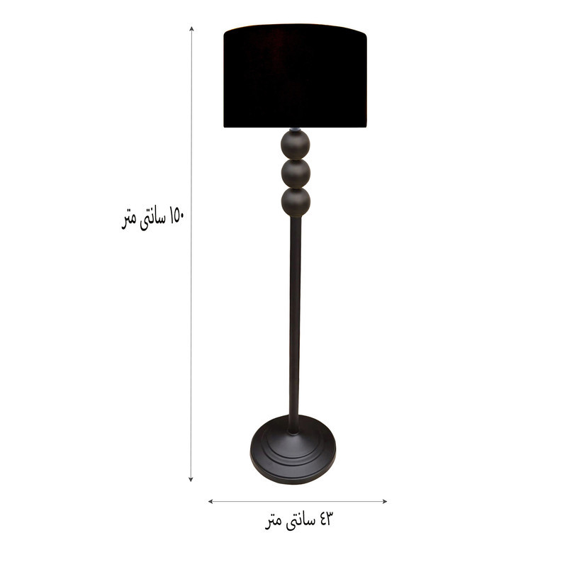 آباژور ایستاده مدل Black.390.4325
