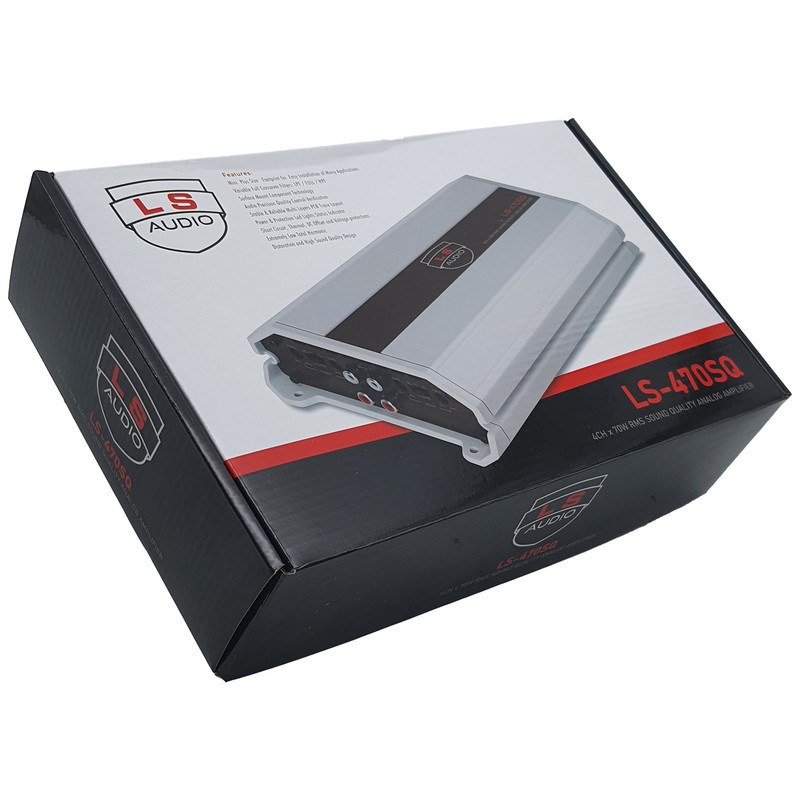 آمپلی فایر خودرو 4 کانال ال اس آدیو مدل LS-470 SQ