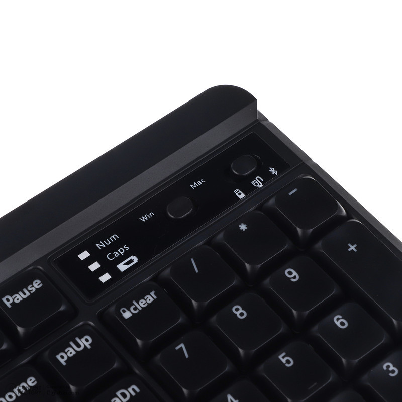 کیبورد بی سیم لاجی کی مدل K520B، سوییچ مکانیکال قرمز، Full-Size، نورپردازی RGB