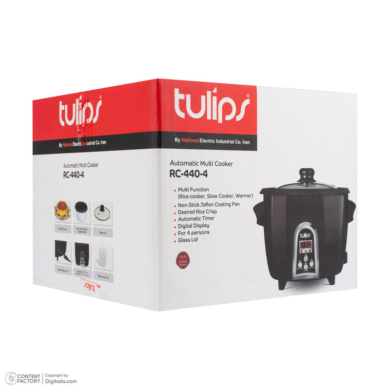 مولتی کوکر ۳ لیتری تولیپس مدل RC-440-4