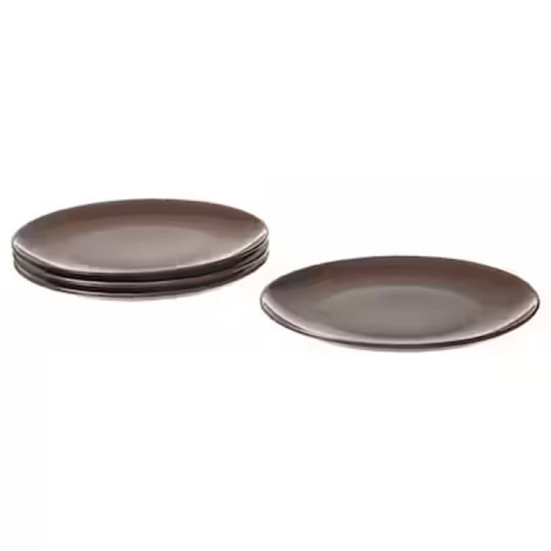 بشقاب غذاخوری ایکیا مدل FÄRGKLAR مجموعه 4 عددی