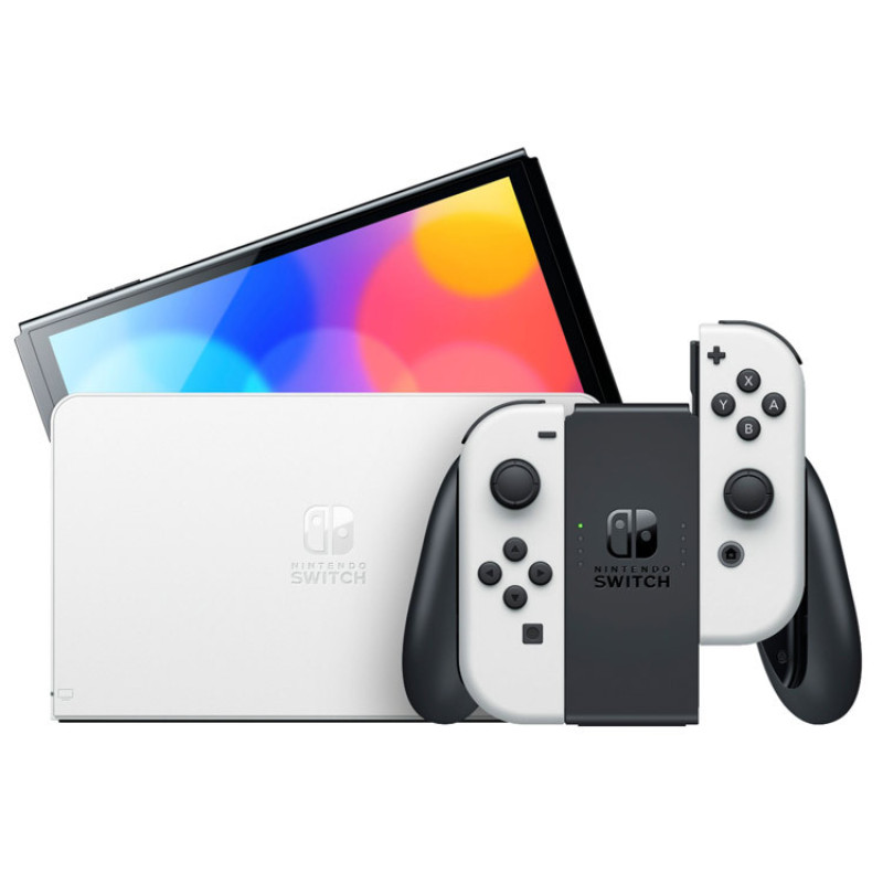 کنسول بازی هیبریدی نینتندو مدل Switch - OLED White ظرفیت 64 گیگابایت