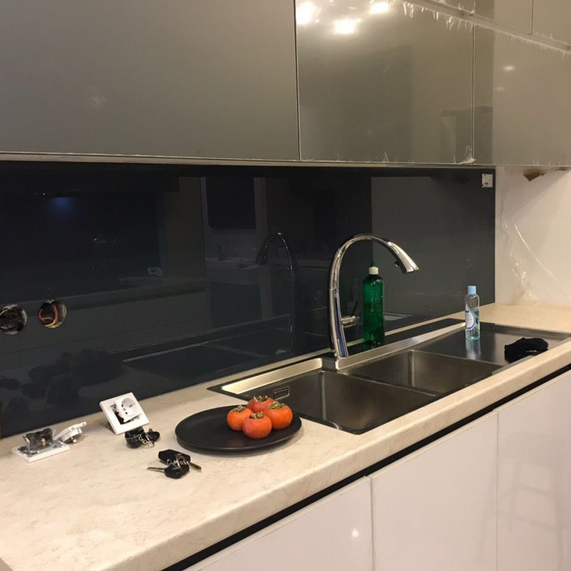 دیوارپوش عکسنگ مدل شیشه ای کد BK-6060 بسته 2 عددی
