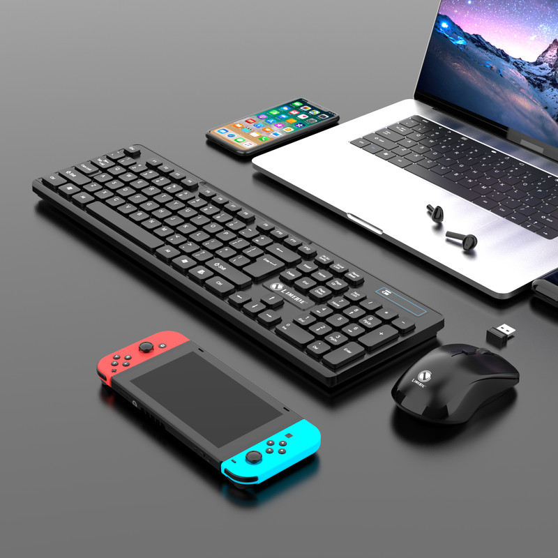 کیبورد و موس بی سیم لایماید مدل WIRELESS-W100 کد 2024