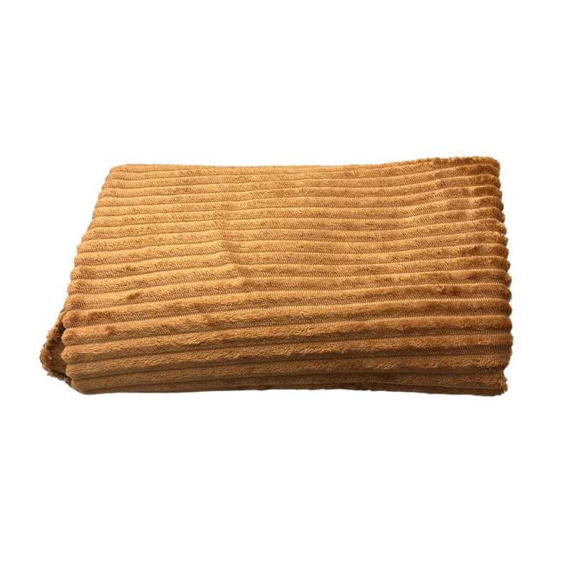 پتو یک نفره مدل پلیسه ای سایز 220x160 سانتی‌متر