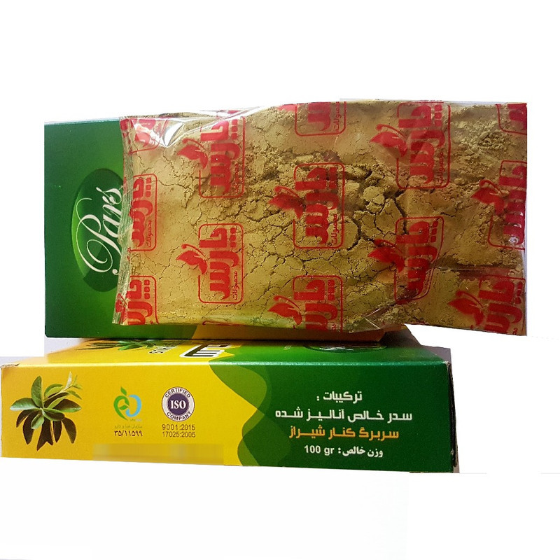 پودر تقویت کننده مو پارس محبوب حناء یزد مدل سدر وزن ۱۰۰ گرم