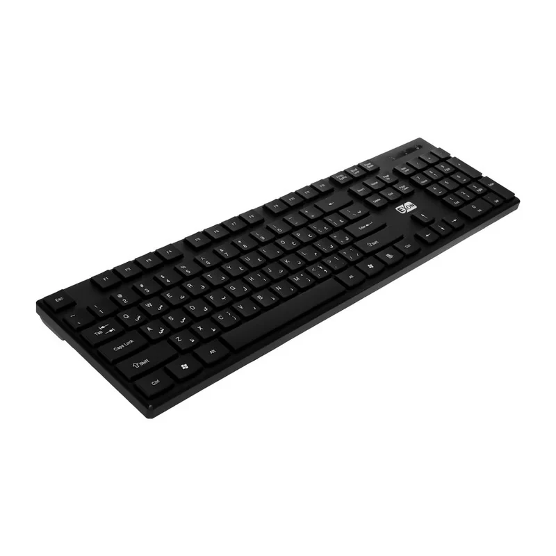 کیبورد و ماوس بی سیم اکسون مدل Gk-600، سوییچ ممبران، Full-Size