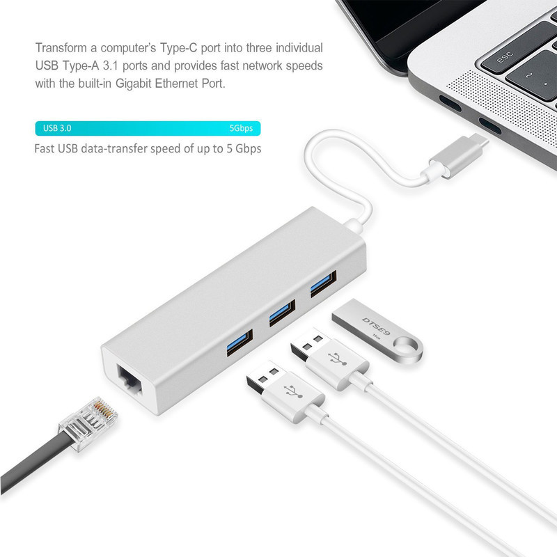 مبدل USB-C به USB 3.0 کد 001