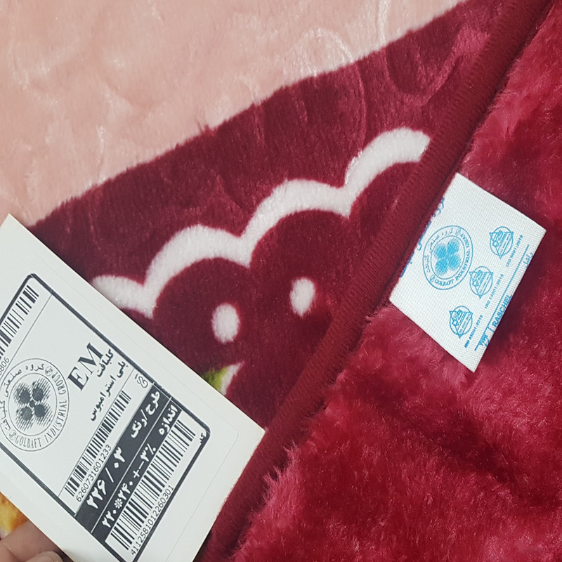 پتو گلبافت مدل برتر گل برجسته کد 22603 سایز 220×240 سانتی متر