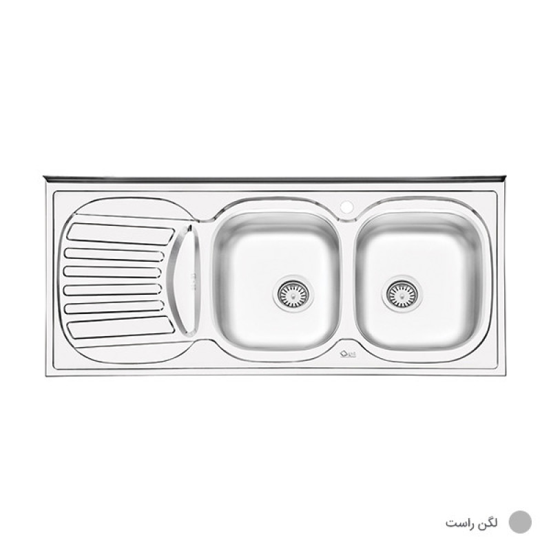 سینک ظرفشویی ایلیا استیل مدل 3510 روکار