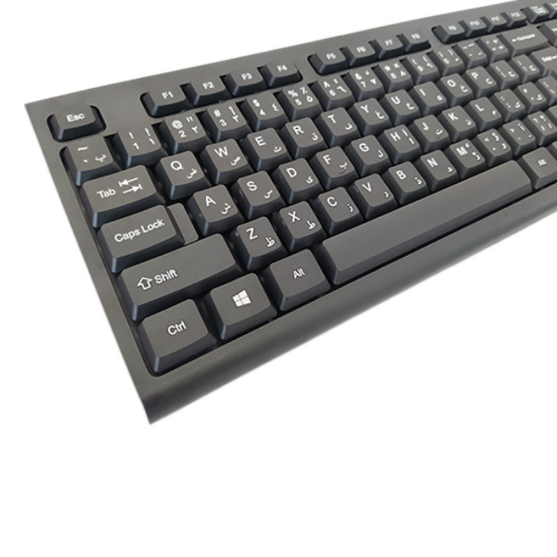 کیبورد پی نت مدل KB-600 با حروف فارسی