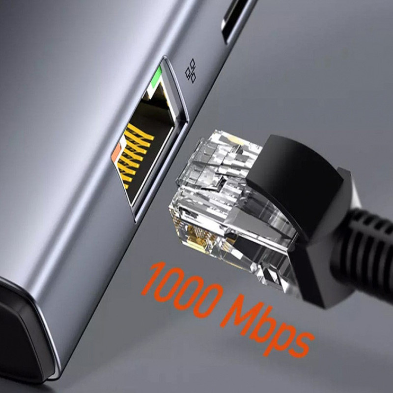 هاب 11 پورت باسئوس مدل METAL GLEAM SERIES Multifunctional