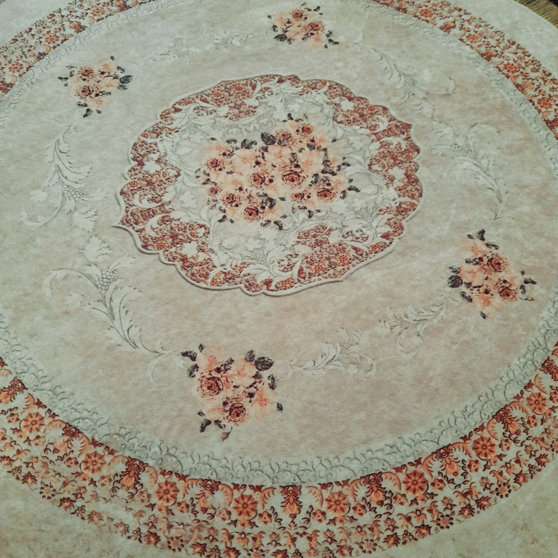 پادری مدل دایره طرح فانتزی کد 303 سایز 80×80 سانتی متر