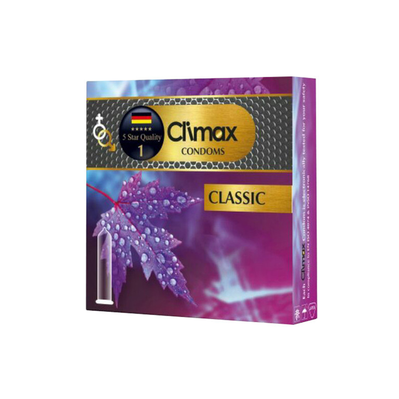 کاندوم کلایمکس مدل classic بسته 3 عددی به همراه کاندوم کلایمکس مدل gift