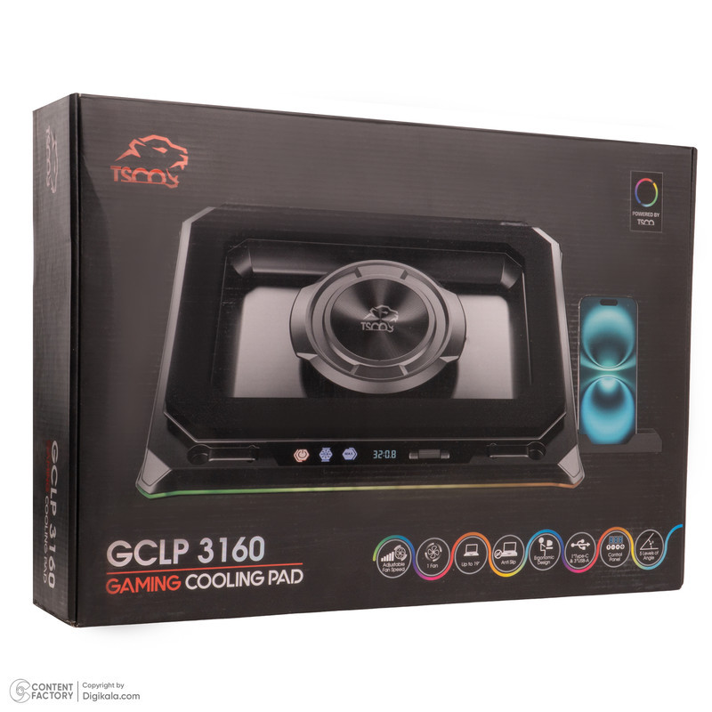 پایه خنک کننده  لپ تاپ تسکو مدل GCLP 3160