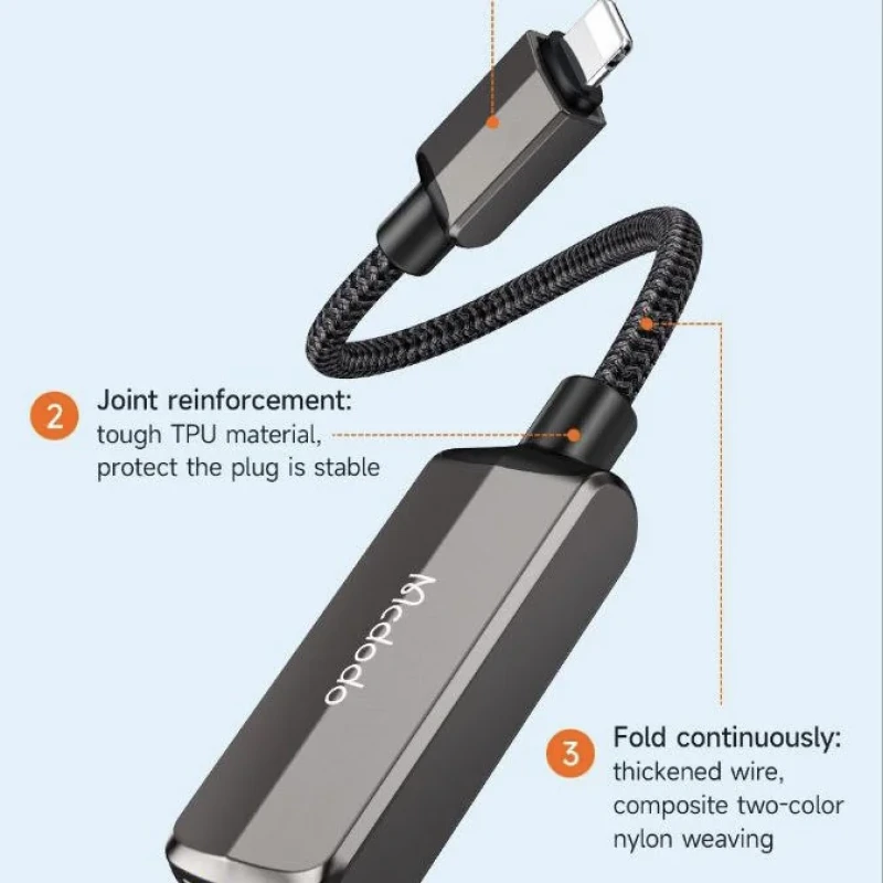 مبدل لایتنینگ به USB OTGلایتنینگ مک دودو مدل CA-2690