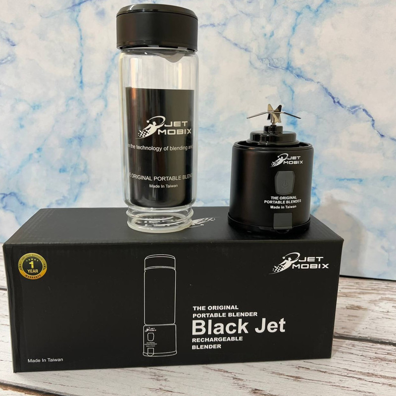 شیکر شارژی جت موبیکس مدل Black Jet گنجایش 0.45 لیتر
