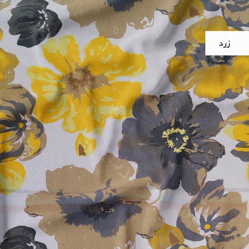 روکش لحاف مدل آبرنگ گلابتون سایز 210x220 سانتی متر