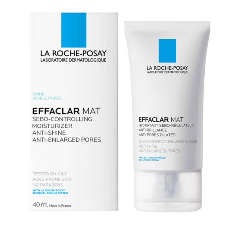 کرم آبرسان لاروش پوزای مدل EFFACLAR MAT حجم 40 میلی لیتر