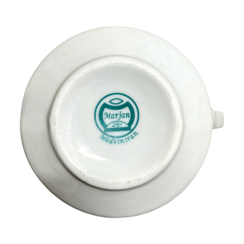 سس خوری چینی مرجان مدل گلسرخی کد 37 بسته 2 عددی