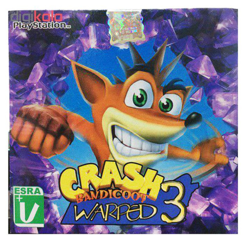 بازی Crash Bandicoot Warped 3 مخصوص ps1