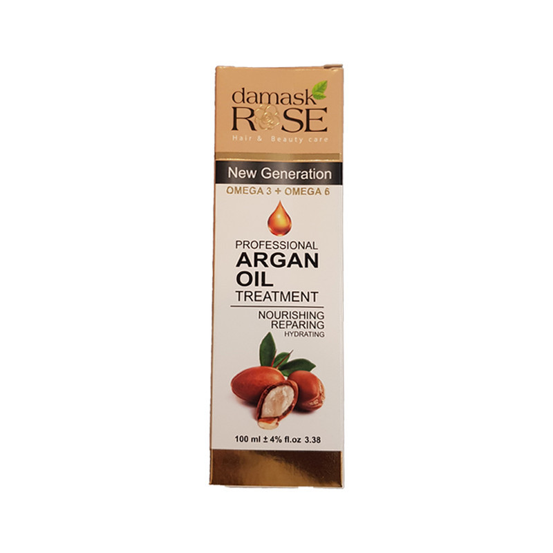 روغن آرگان داماسک رُز مدل مغذی و ترمیم کننده حجم 100 میلی لیتر