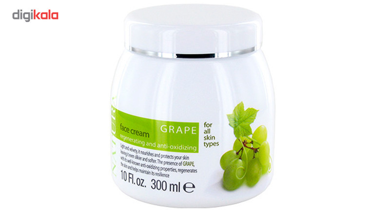 کرم صورت کلیون مدل Grape Face Cream حجم 300 میلی لیتر