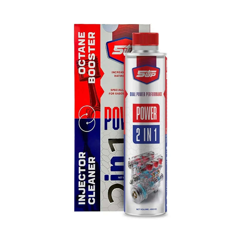 اکتان بوستر و انژکتور شوی دو کاره فایوآپ مدل Power 2 in 1 حجم 400 میلی لیتر