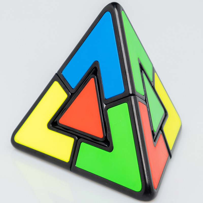 مکعب روبیک چی ای مدل هرم دوقلوی لایت کای وای QY Pyraminx Lite