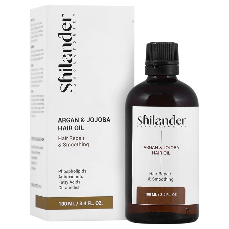 روغن تقویت مو شیلاندر مدل ARGAN JOJOBA مناسب مو خشک و آسیب دیده حجم 100 میلی‌لیتر