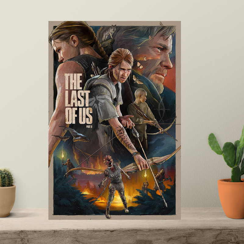 تابلو مدل گیمینگ لست اف اس last of us 2 کد 1269