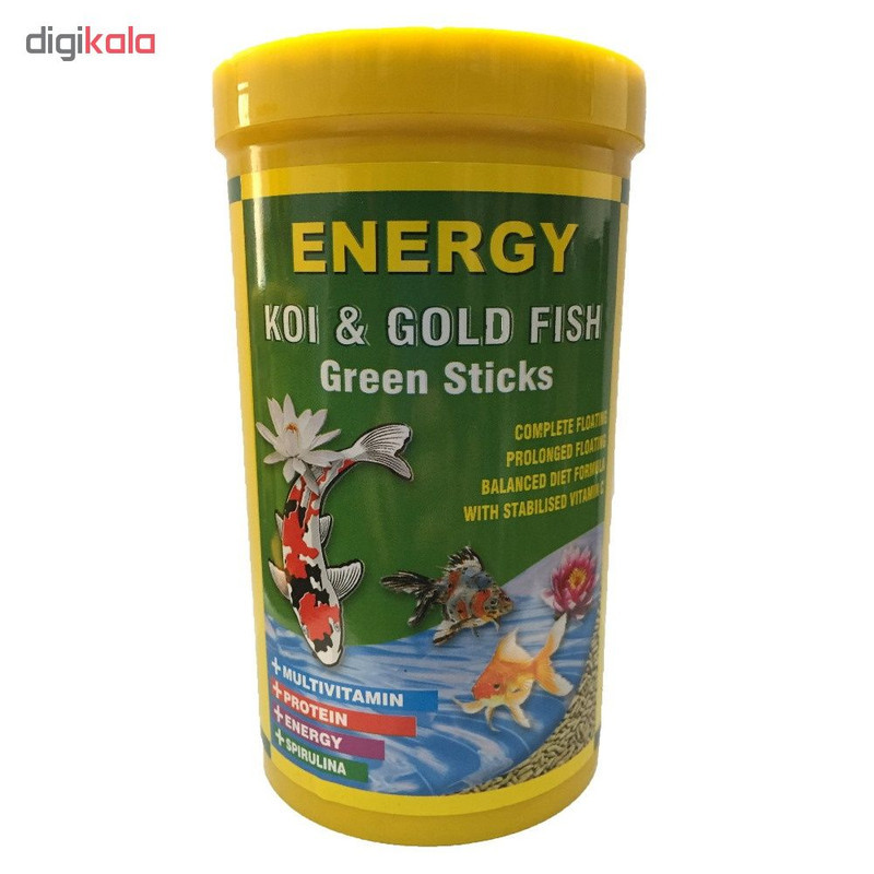 غذا ماهی انرژی مدل KOI & Gold fisf Green sticks حجم 250 میلی لیتر