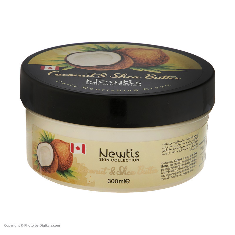 کرم مرطوب کننده نیوتیس مدل Coconut حجم 300 میلی لیتر