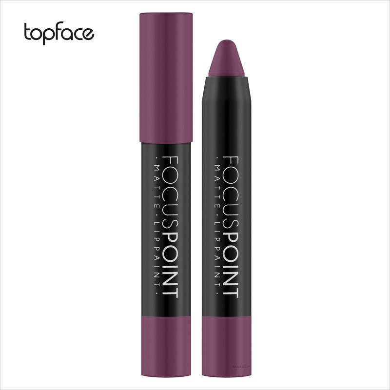 رژ لب مدادی تاپ فیس مدل Matte سری Focus Point شماره 008