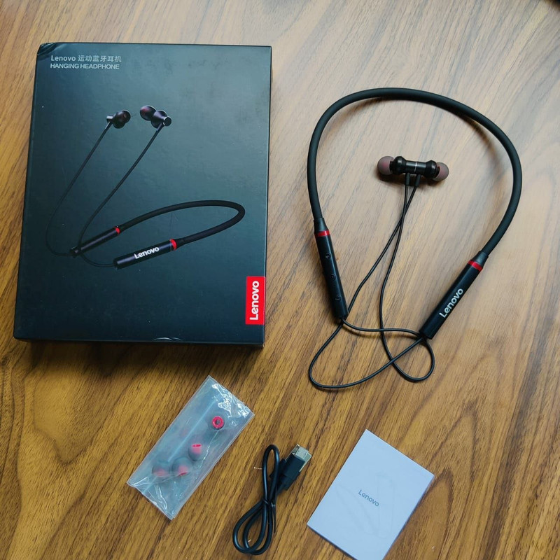 هدست بلوتوثی لنوو مدل HAM HE05x  Magnetic