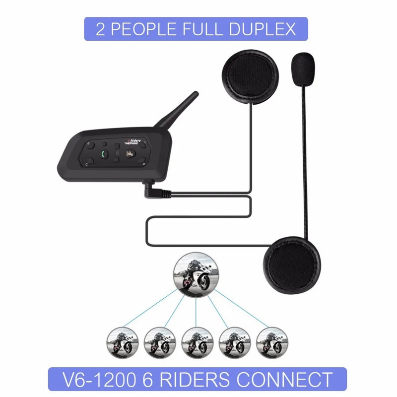 هدست کلاه کاسکت ونت‌فون مدل Riders 6