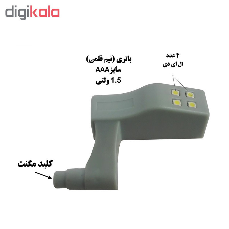چراغ داخل کابینت مدل AAA بسته 12 عددی