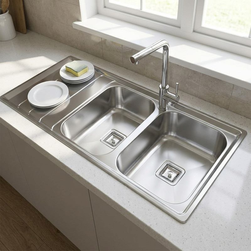 سینک ظرفشویی اخوان مدل 504-S توکار
