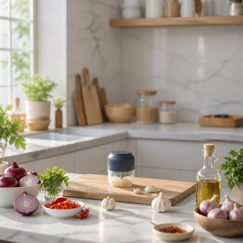 خرد کن شارژی 250 میلی لیتر مدل G Mash با 3 تیغه استیل ضدزنگ، ضدآب