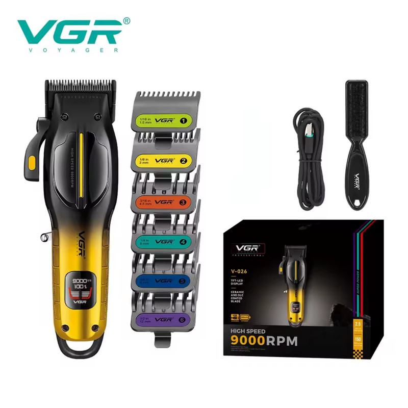 ماشین اصلاح موی سر و صورت شارژی وی جی ار مدل V-026
