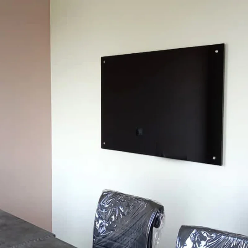 تخته وایت برد شیشه‌ ای عکسنگ مدل AXANG -1280 سایز 120x80 سانتی متر