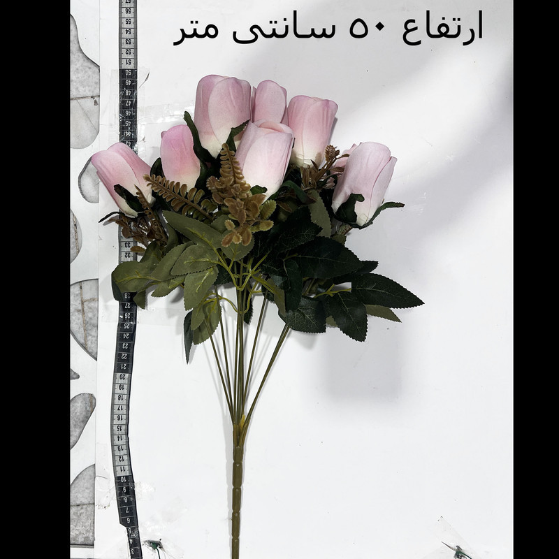گل مصنوعی مدل بوته لاله 9 گل